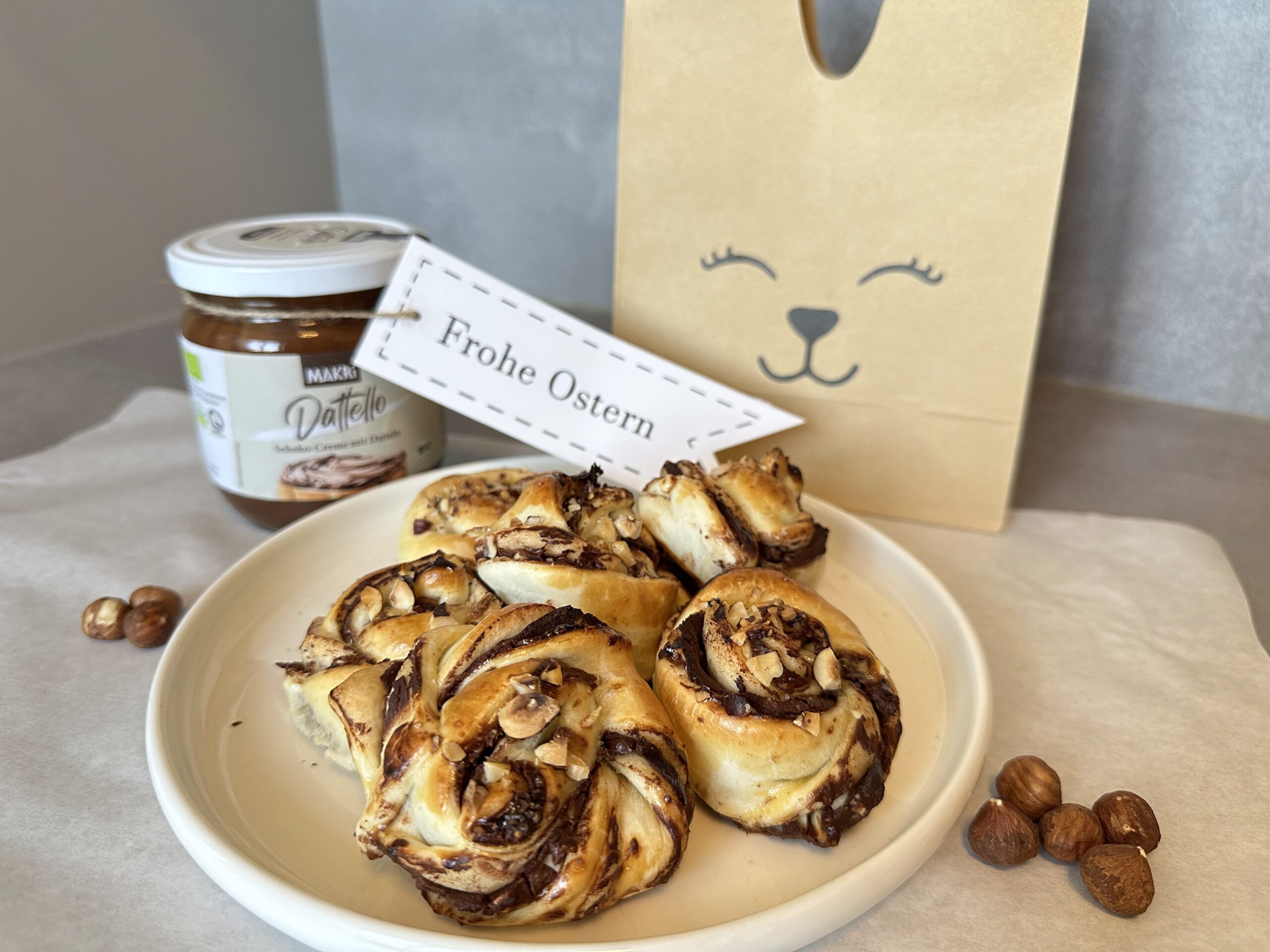 Dattello Schnecken Ostern zuckerfrei